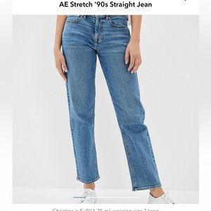 American Eagle jeans 90's straight jean womens 12